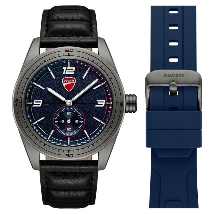 Ducati Quartz Analog DTWGX00023X1W Blue Dial Men&