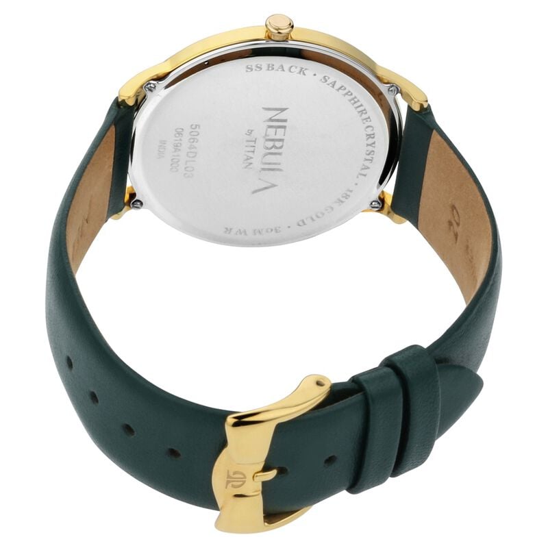 Titan Nebula Lustre NU5064DL03 White Dial Men&