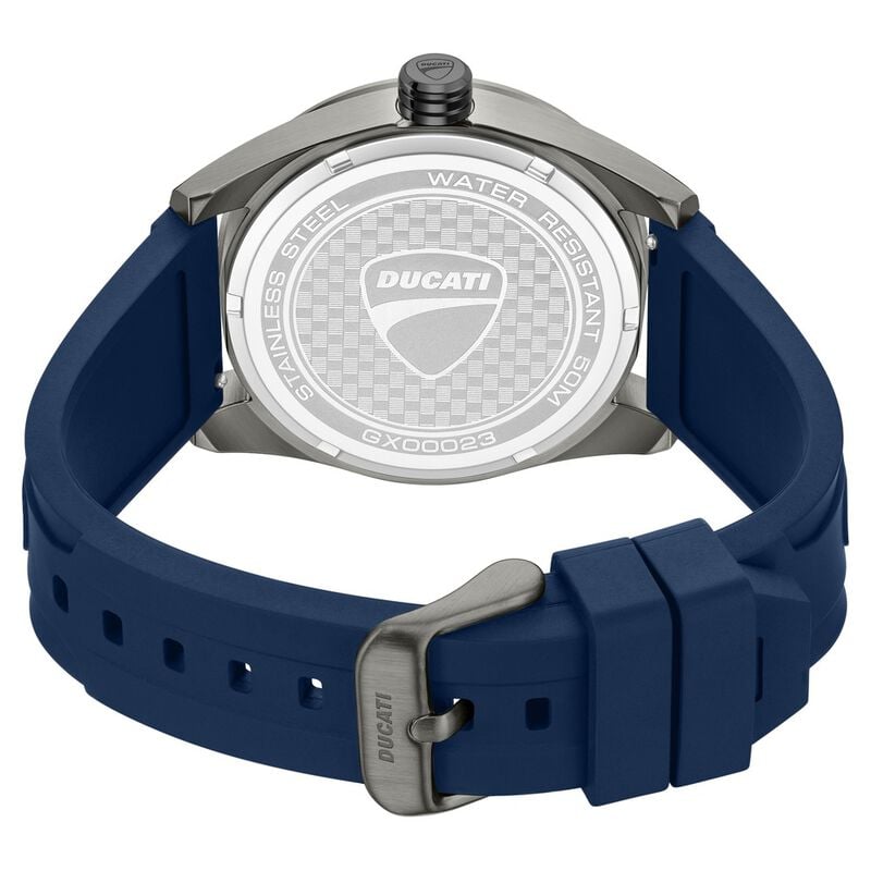 Ducati Quartz Analog DTWGX00023X1W Blue Dial Men&