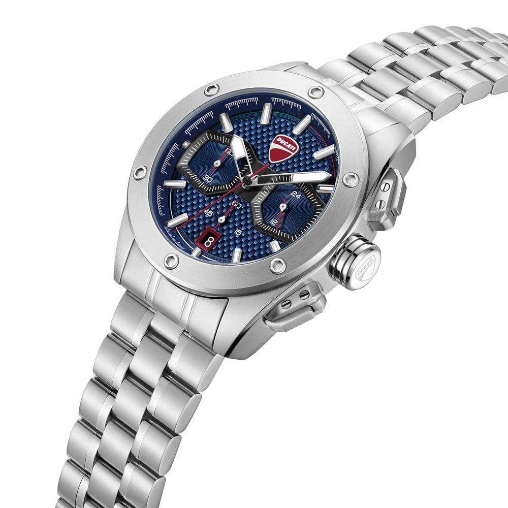 Ducati Quartz Chronograph DTWGI0002203W Blue Dial Men&