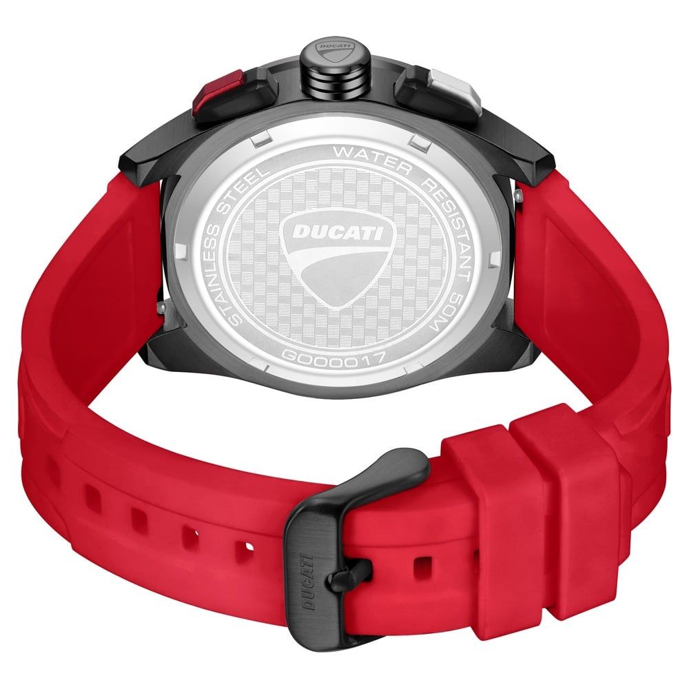 Ducati DTWGO0001701W Quartz Chronograph Black Dial Men&