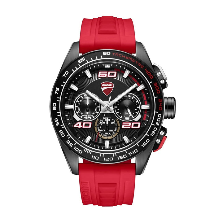 Ducati DTWGO0001701W Quartz Chronograph Black Dial Men&