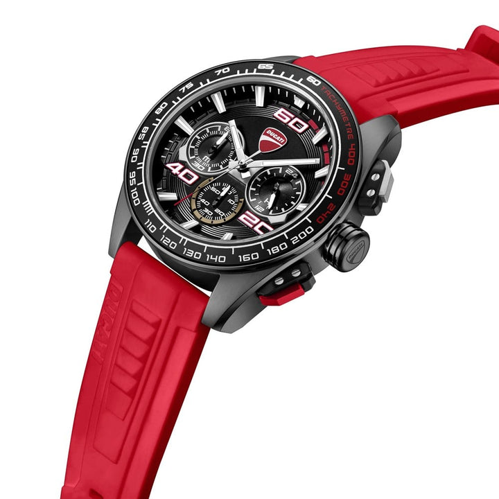 Ducati DTWGO0001701W Quartz Chronograph Black Dial Men&