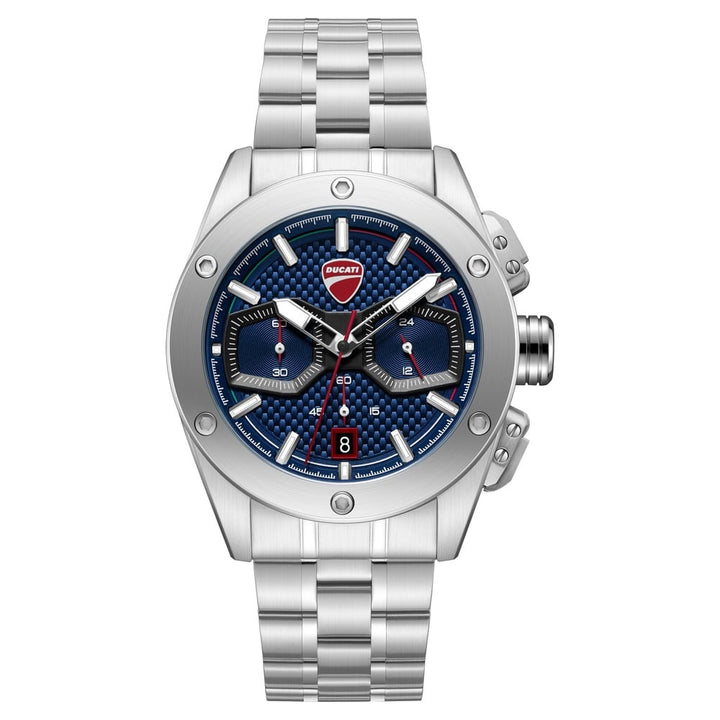 Ducati Quartz Chronograph DTWGI0002203W Blue Dial Men&