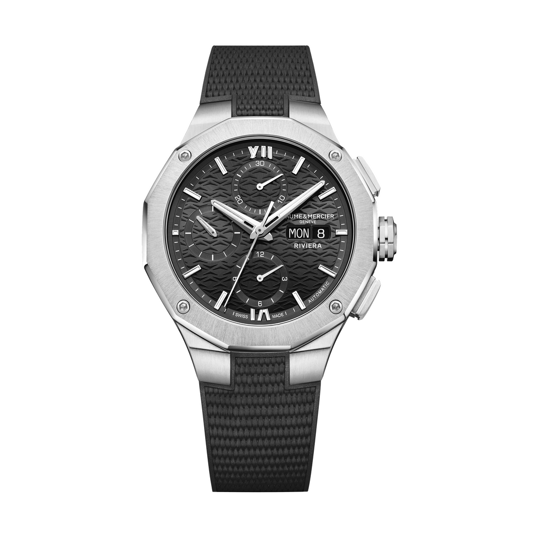 Baume &amp; Mercier Riviera 10864 41MM Black Dial Automatic Chronograph