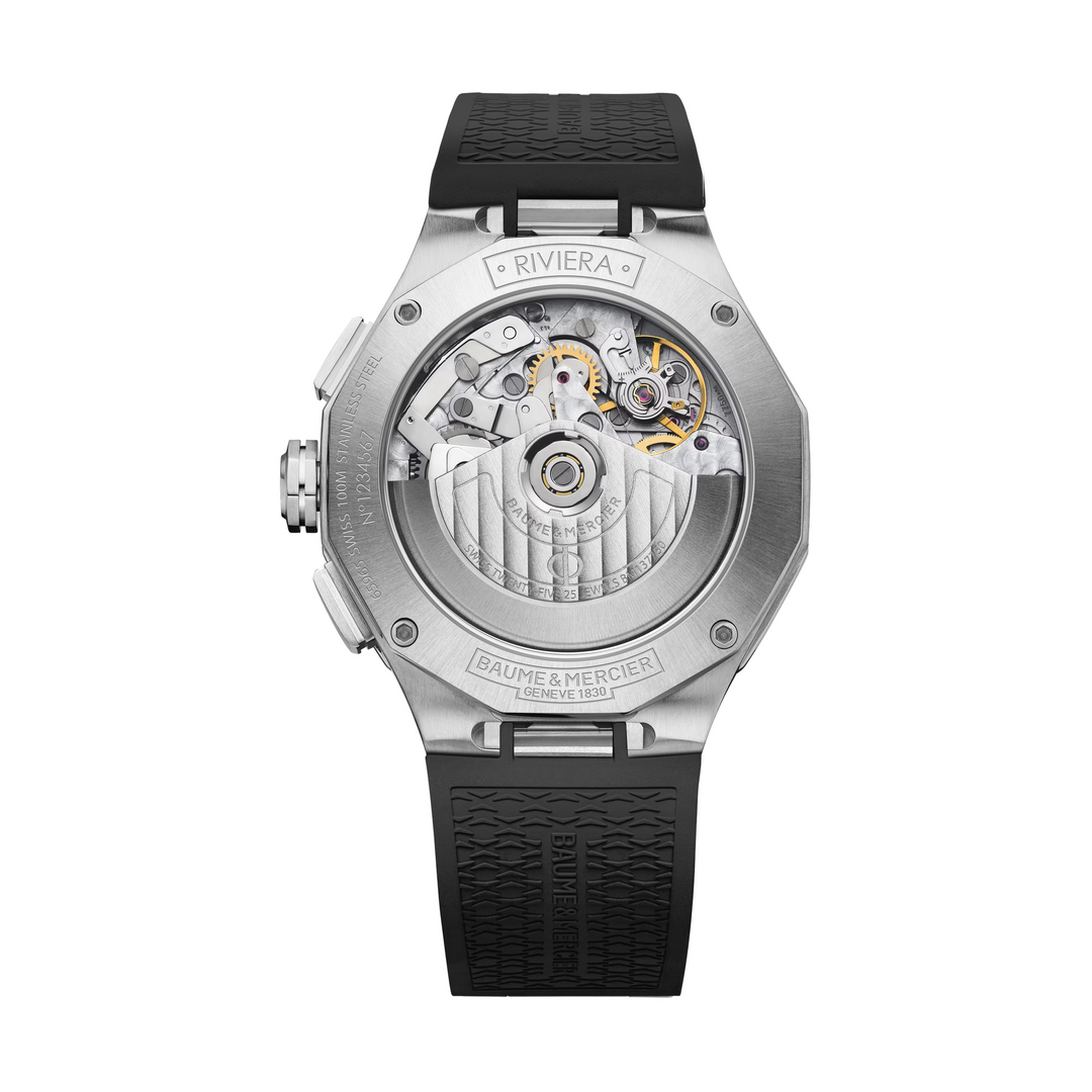 Baume &amp; Mercier Riviera 10864 41MM Black Dial Automatic Chronograph