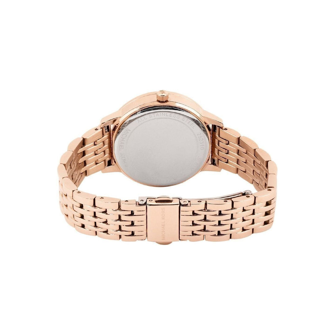 Elegant Michael Kors Women's Embellished Analogue Watch MK4372