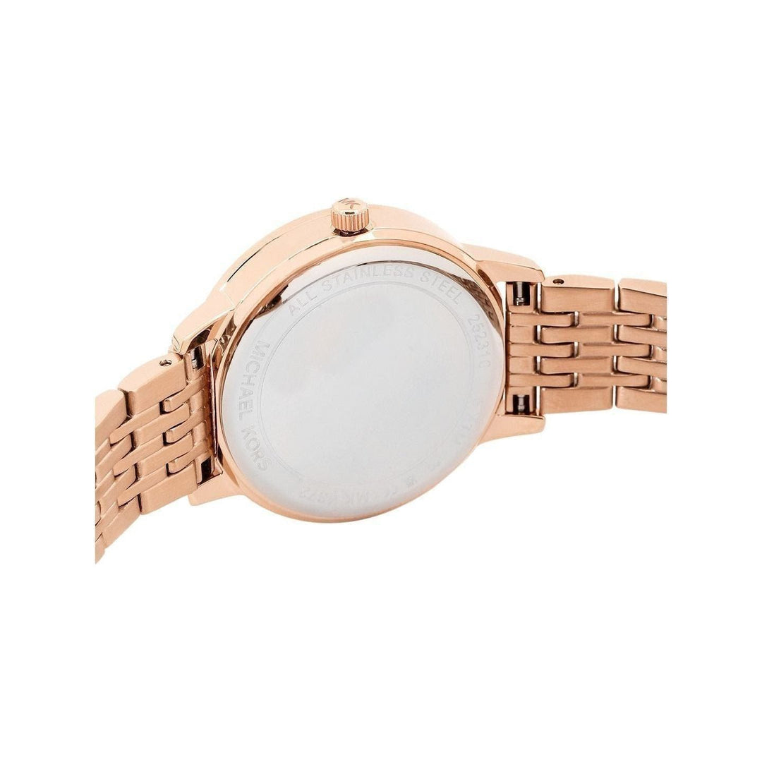 Elegant Michael Kors Women's Embellished Analogue Watch MK4372