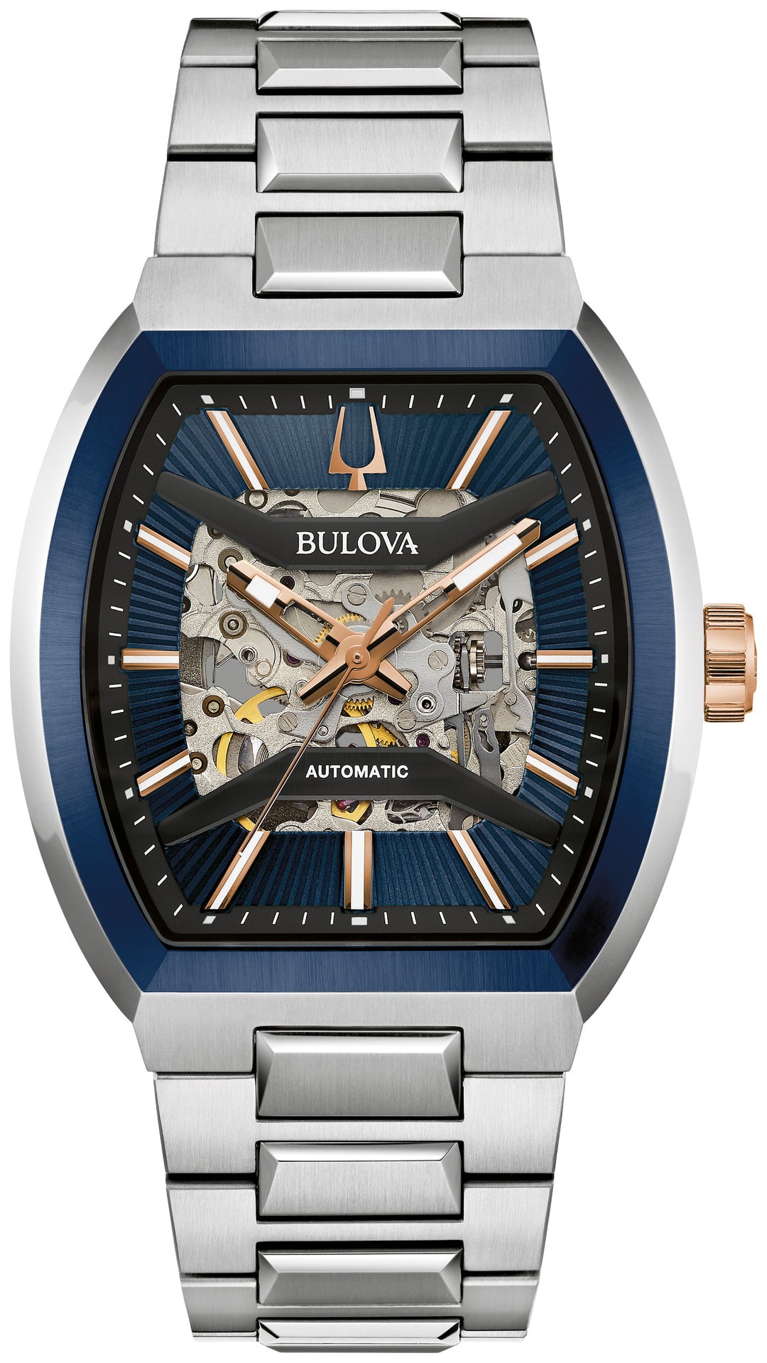 Bulova Maquina 98A319 Blue Dial Men&