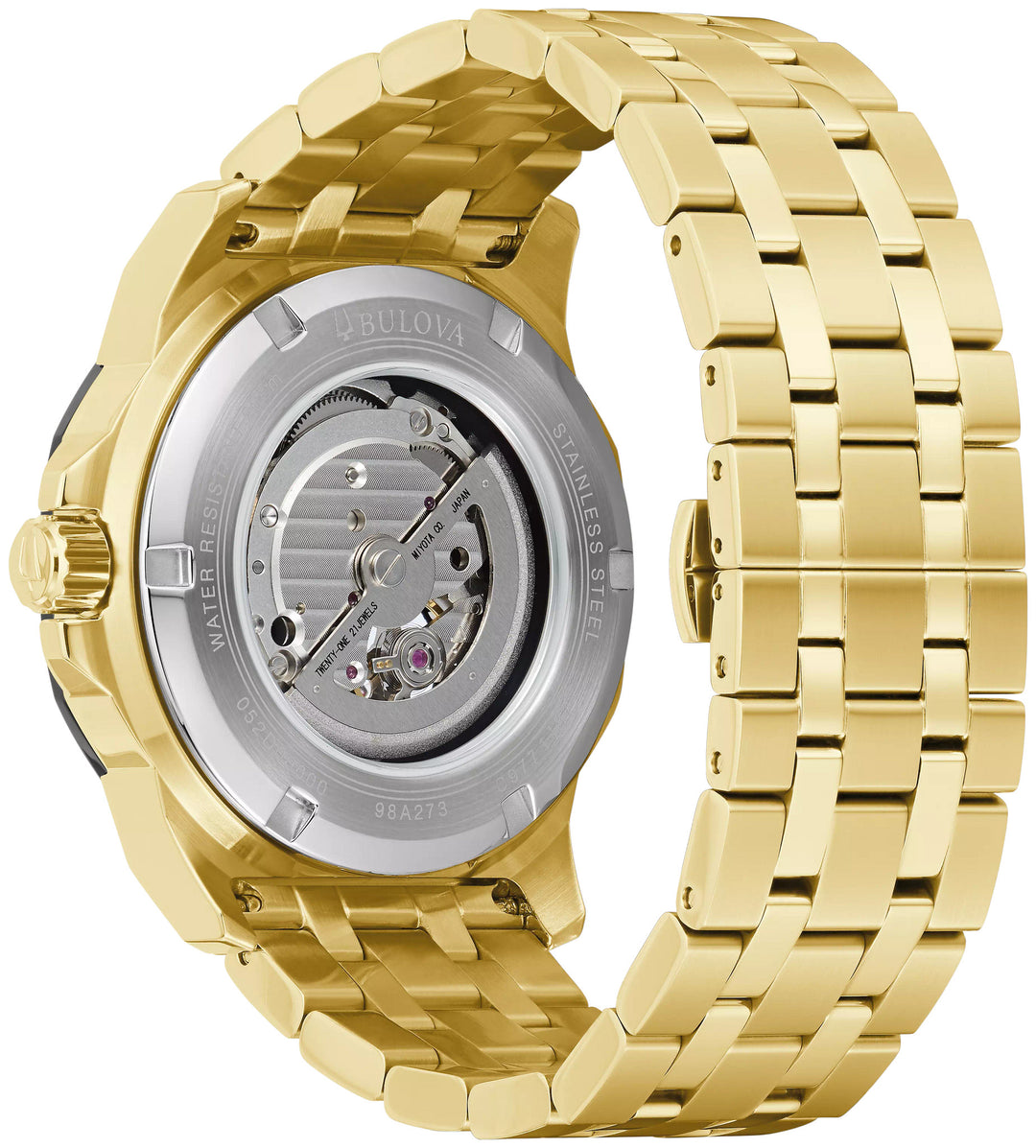 Bulova Marine Star 98A273 Black Dial Men&