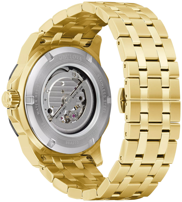 Bulova Marine Star 98A273 Black Dial Men&