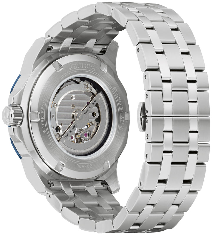 Bulova Marine Star 98A302 Blue Dial Men&