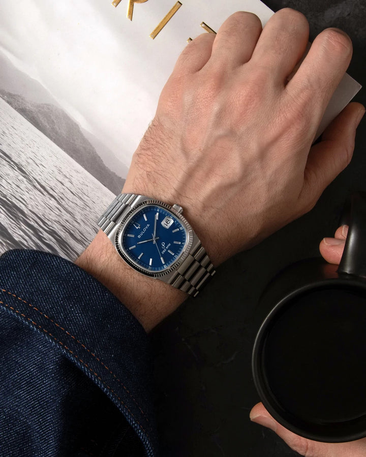 Bulova Classic BUL 96B440 Blue Dial Men&