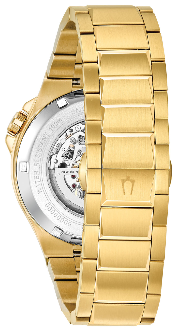Bulova Maquina 98A178 Black Dial Men&