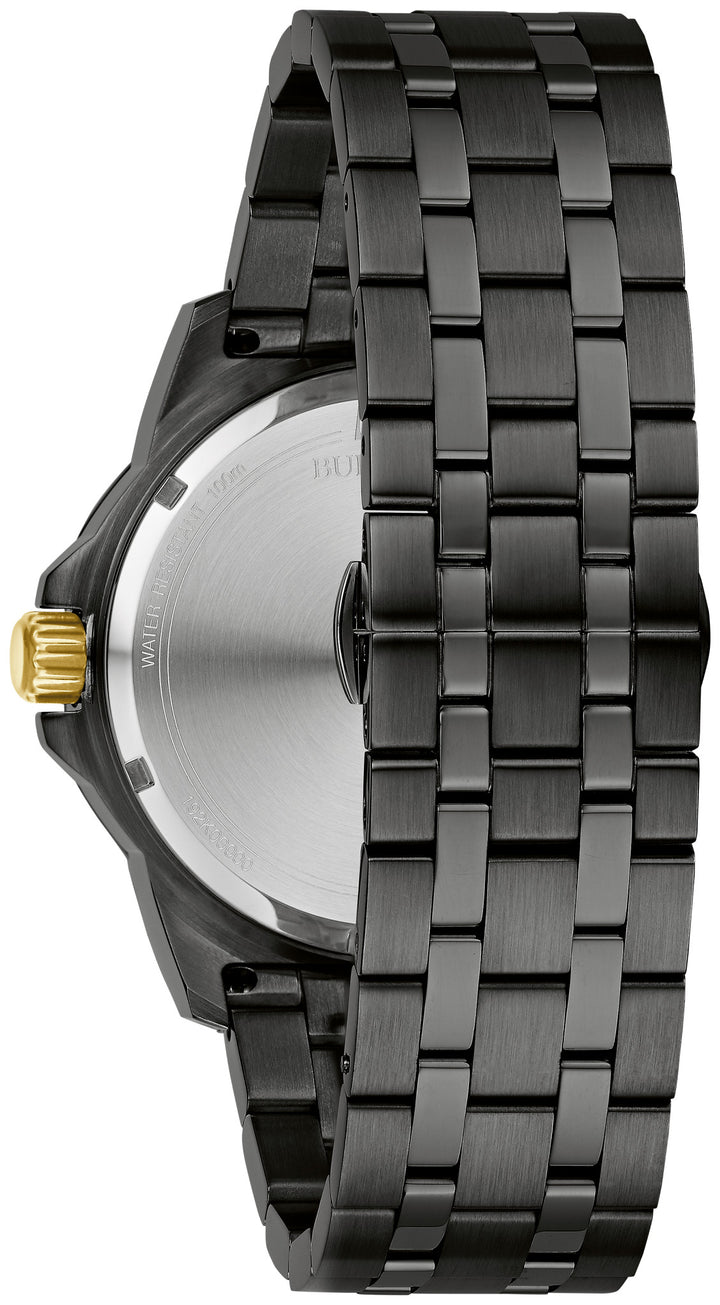Bulova Marine Star 98D176 Black Dial Men&