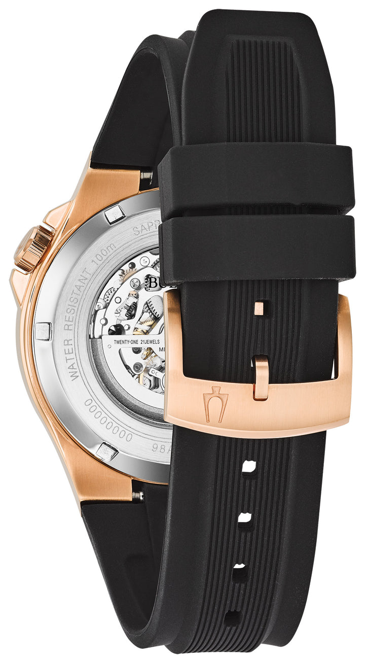 Bulova Maquina 98A177 Black Dial Men&