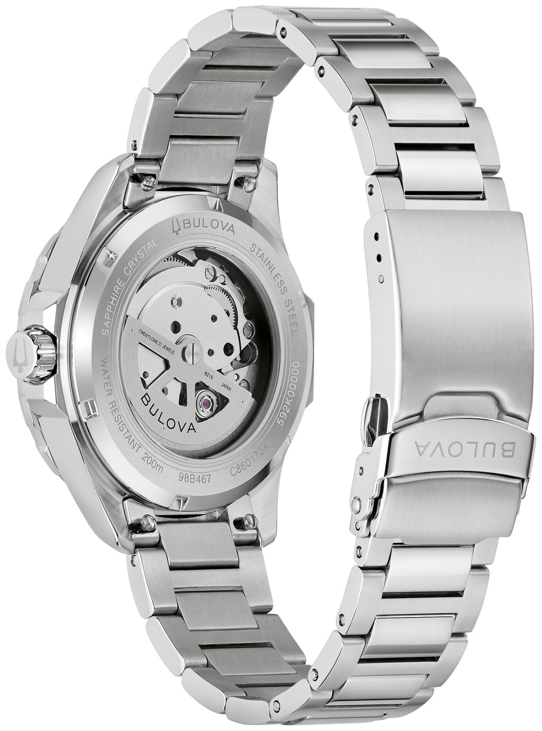 Bulova Marine Star 98B467 Green Dial Men&