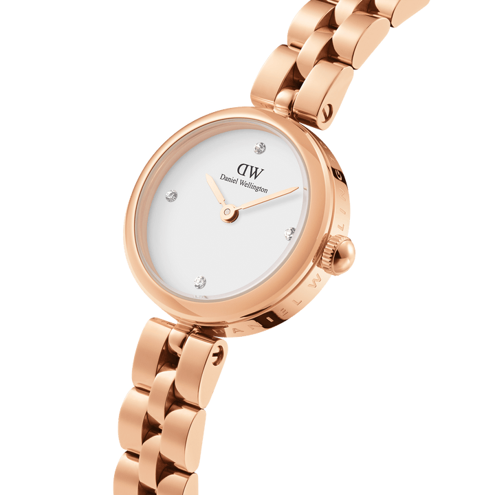 Elegant Elan Lumine Rose Gold Women's Watch with Crystals
