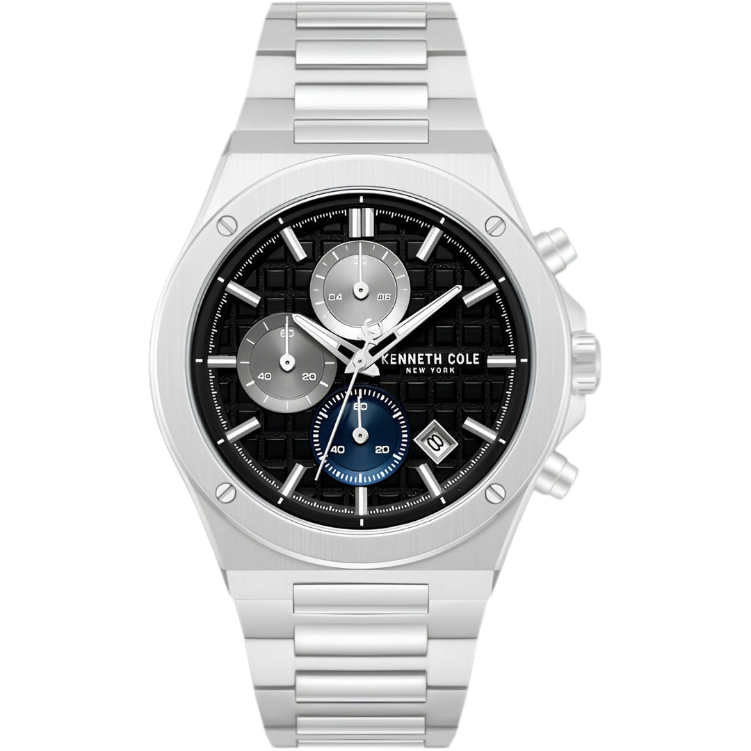 Kenneth Cole KCWGI0100001MNW Black Dial Men&