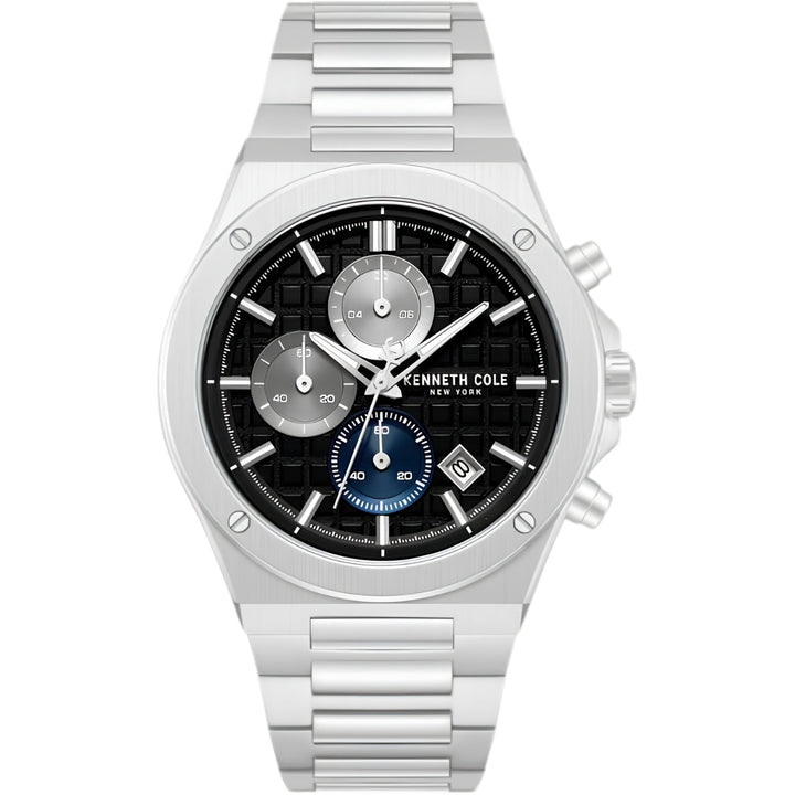 Kenneth Cole KCWGI0100001MNW Black Dial Men&