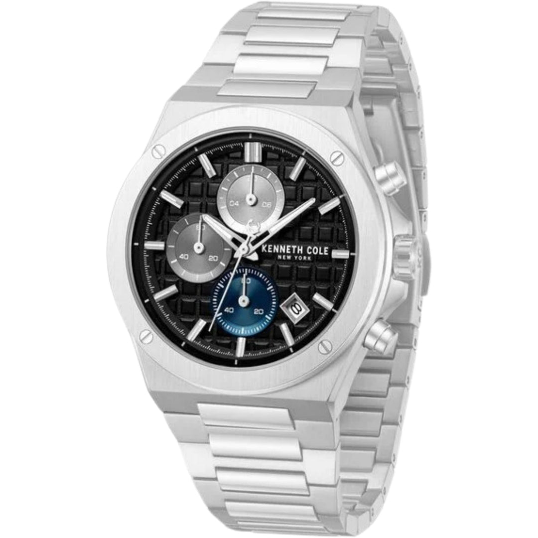 Kenneth Cole KCWGI0100001MNW Black Dial Men&