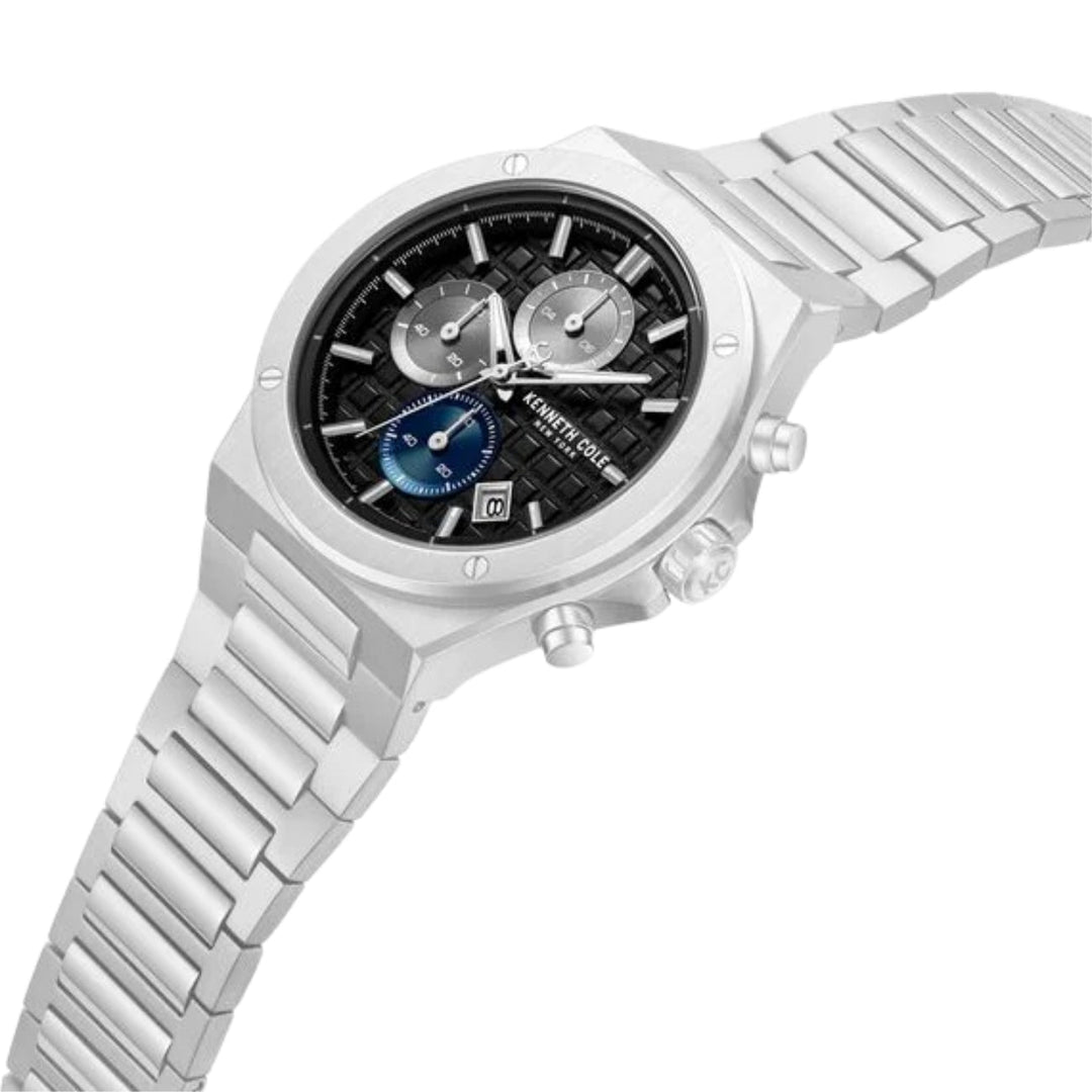 Kenneth Cole KCWGI0100001MNW Black Dial Men&