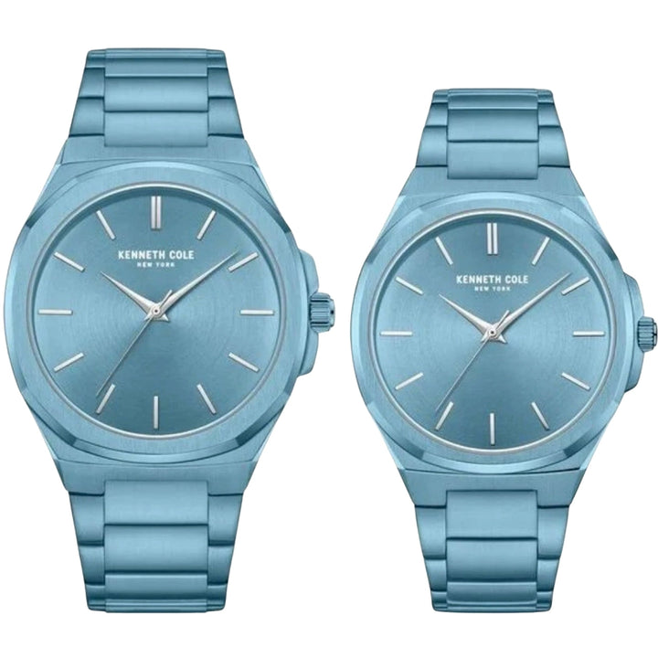 Kenneth Cole NTKCWGG0049302GLPA Blue Dial Couple Watch