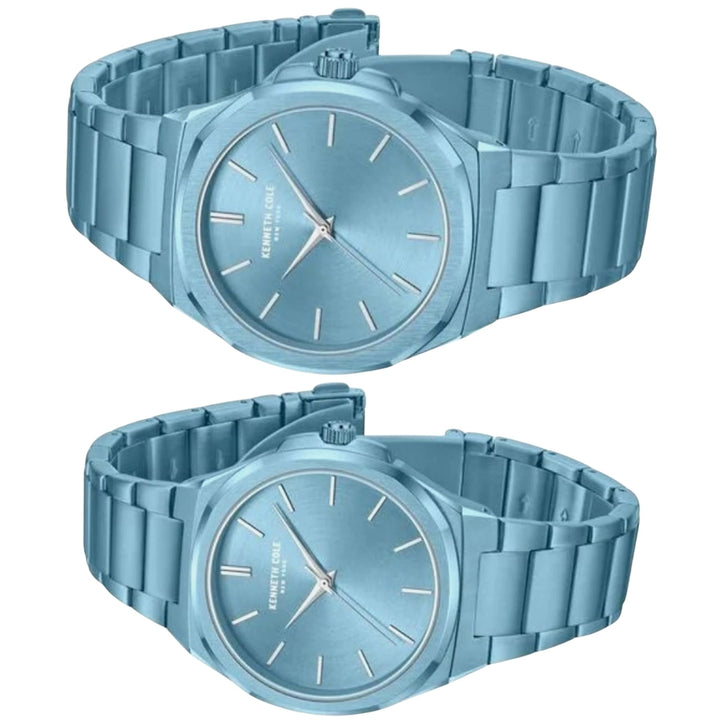 Kenneth Cole NTKCWGG0049302GLPA Blue Dial Couple Watch