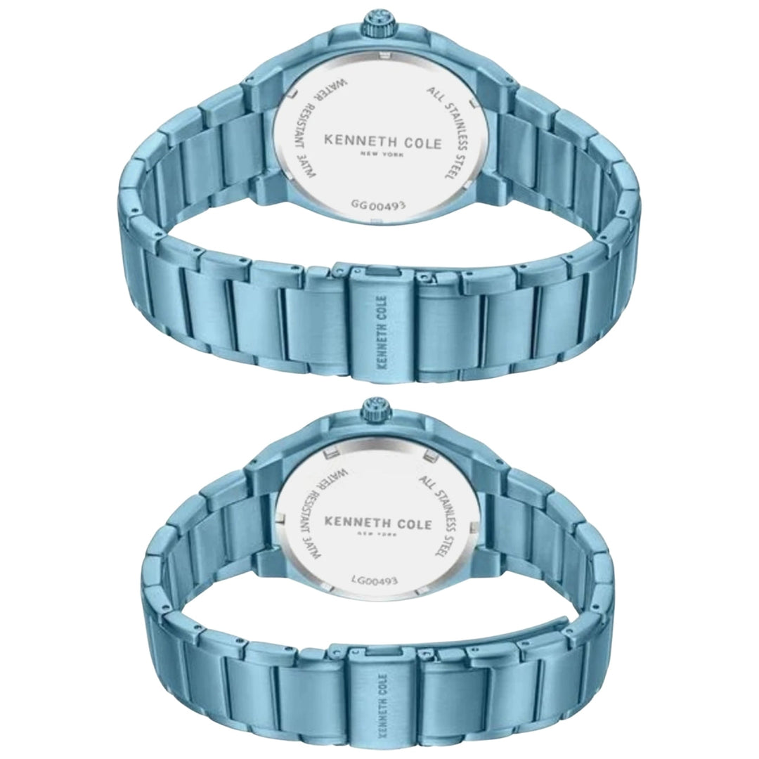 Kenneth Cole NTKCWGG0049302GLPA Blue Dial Couple Watch