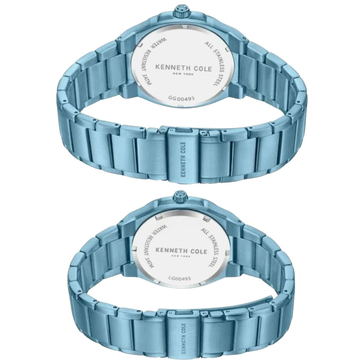 Kenneth Cole NTKCWGG0049302GLPA Blue Dial Couple Watch