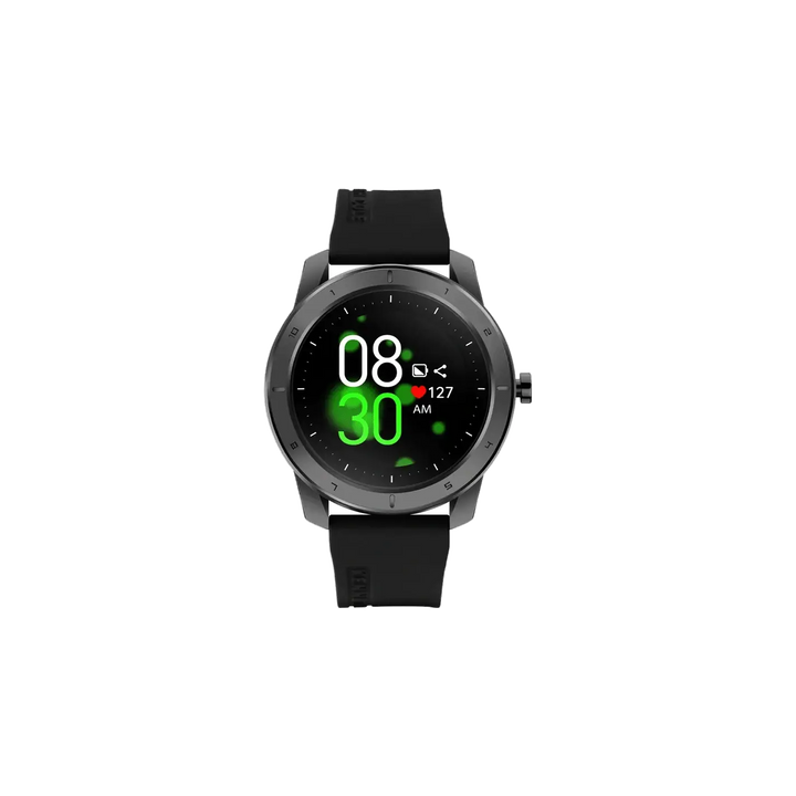 Kenneth Cole Smart Black Dial Silicone Strap Unisex Watch