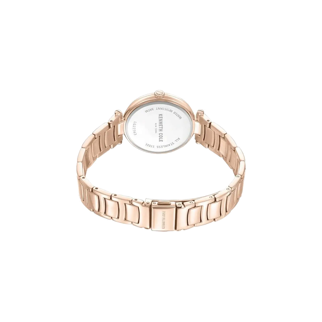 Kenneth Cole Quartz Analog White Dial Stainless Steel Strap Watch for Women