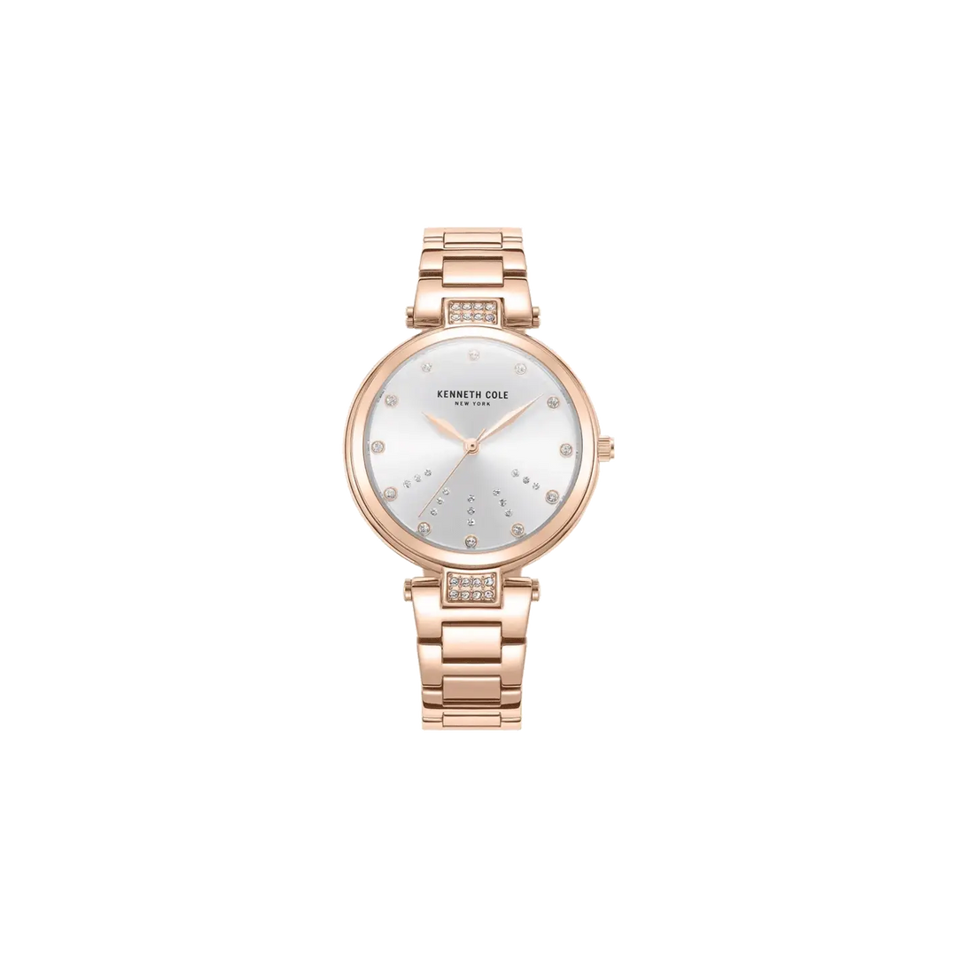 Kenneth Cole Quartz Analog Silver Dial Stainless Steel Strap Watch for Women