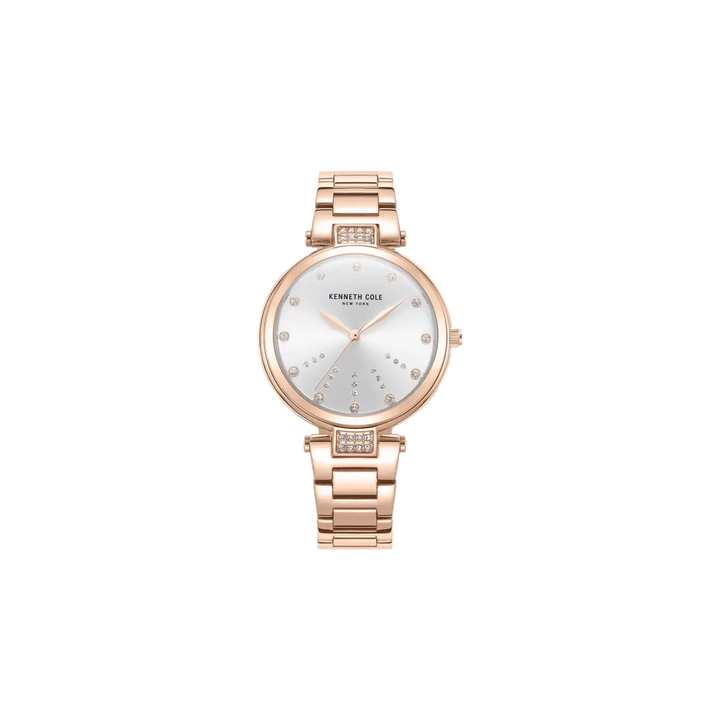 Kenneth Cole Quartz Analog Silver Dial Stainless Steel Strap Watch for Women
