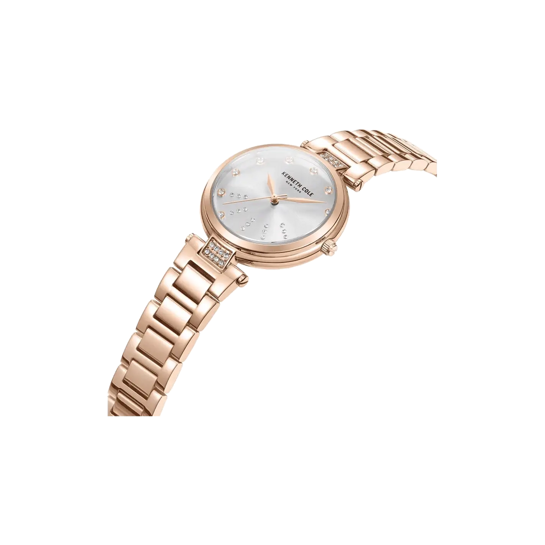 Kenneth Cole Quartz Analog Silver Dial Stainless Steel Strap Watch for Women