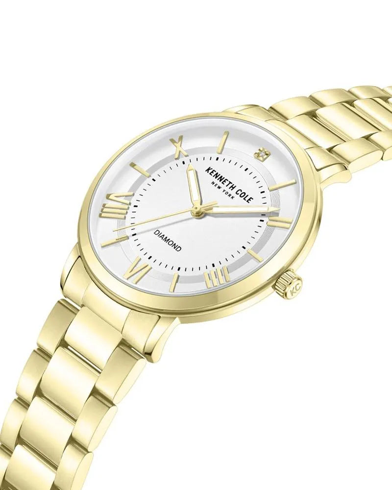Kenneth Cole Mist KCWGG0049701GLPA Golden Dial Couple Watch