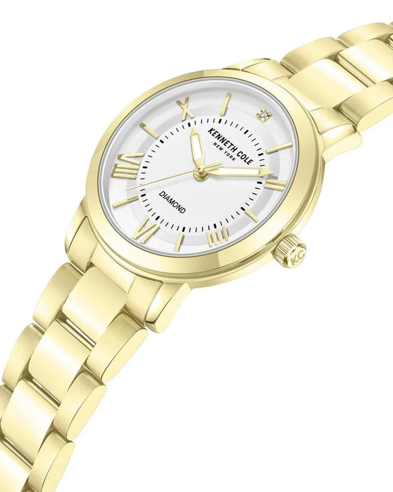 Kenneth Cole Mist KCWGG0049701GLPA Golden Dial Couple Watch