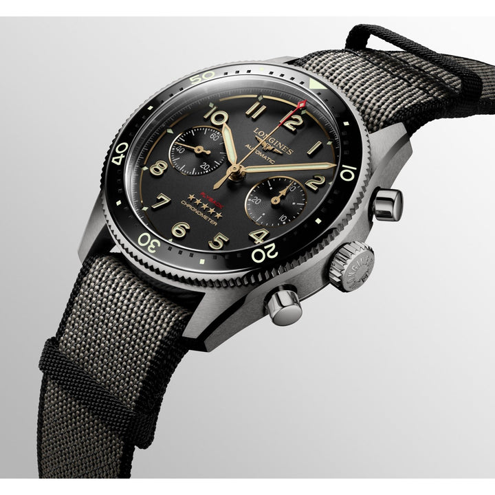 Longines LONGINES SPIRIT FLYBACK TITANIUM L3.821.1.53.2