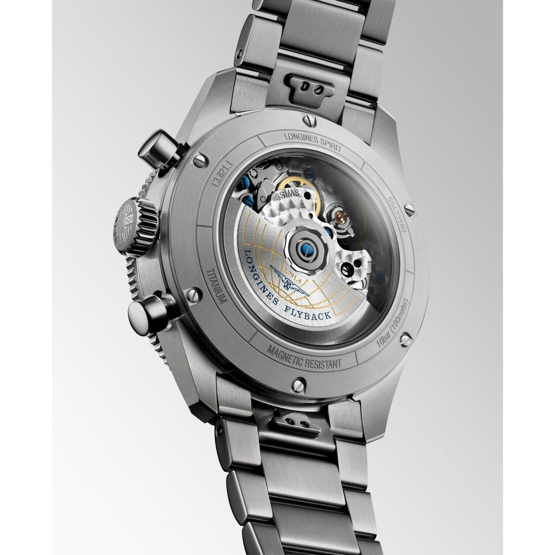Longines LONGINES SPIRIT FLYBACK TITANIUM L3.821.1.53.6