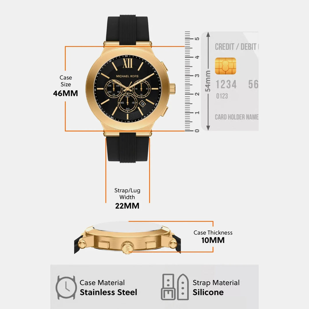 Michael Kors Billie MK9253 Black Dial Chronograph Men&