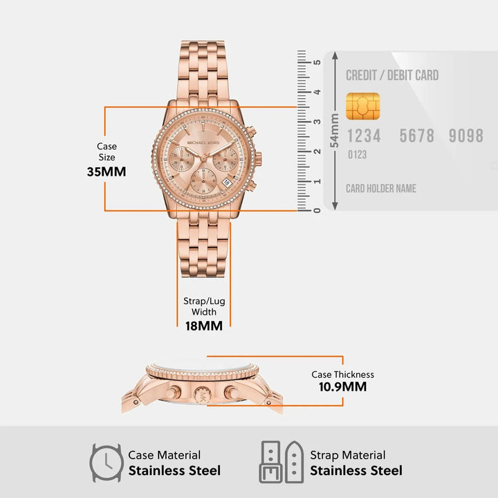 Michael Kors Bryant MK7531 Rose Gold Dial Women&