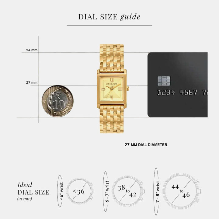 Michael Kors Georgie MK4934 Gold Dial Women&