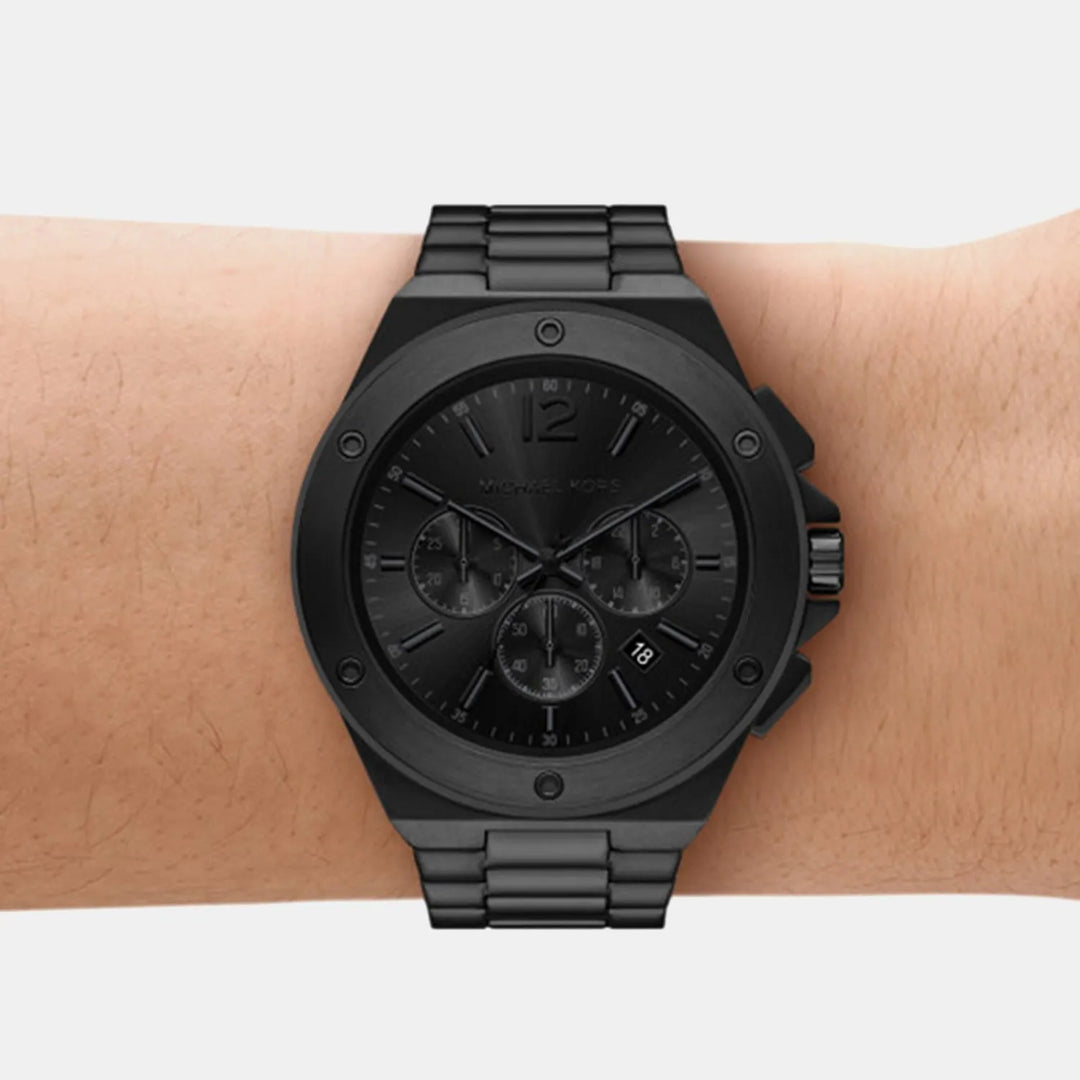 Michael Kors Lennox MKO1234 Black Dial Chronograph Men&