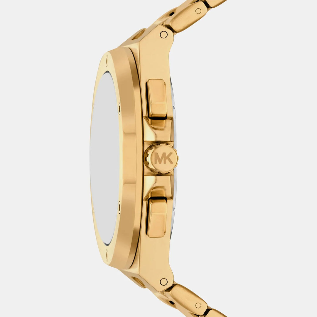 Michael Kors Lennox MKO1236 Gold Dial Men&