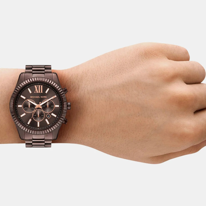 Michael Kors Lexington Brown Dial Men&