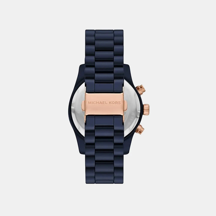 Michael Kors Lexington MK4969 Blue Dial Chronograph Women&