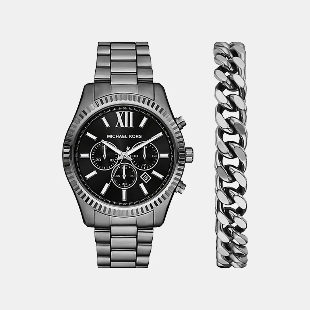 Michael Kors Lexington MK9217SET Chronograph Black Dial Men&
