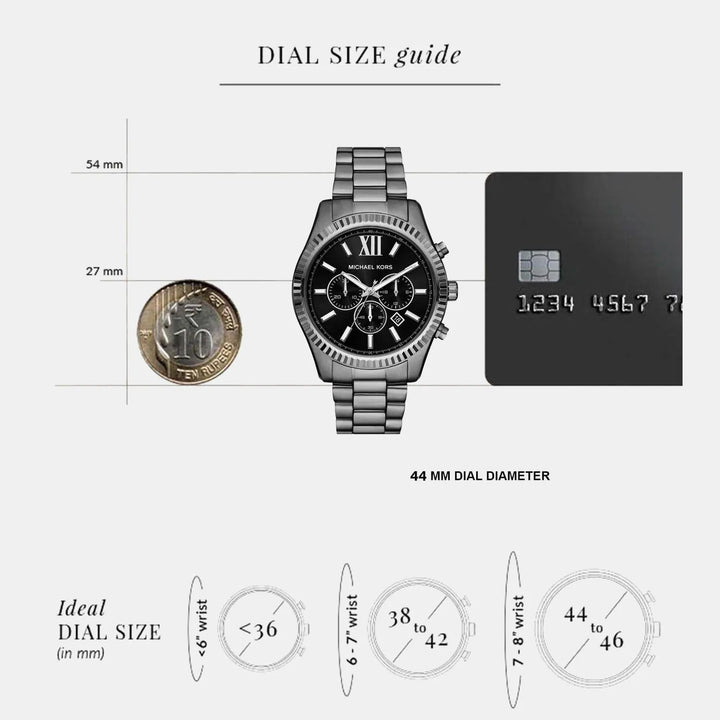 Michael Kors Lexington MK9217SET Chronograph Black Dial Men&