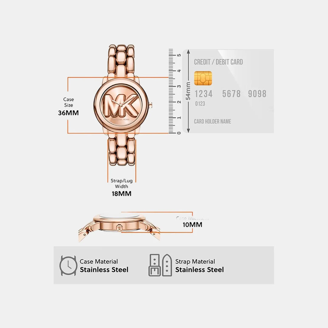 Michael Kors Phoebe MK4962 Rose Gold Dial Women&