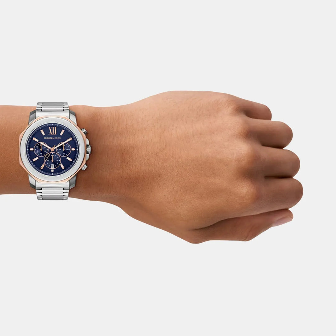 Michael Kors Prescott MK9250 Blue Dial Chronograph Men&